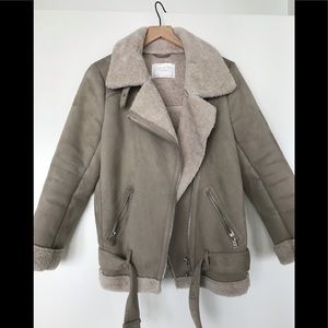 Zara Faux Suede Jacket